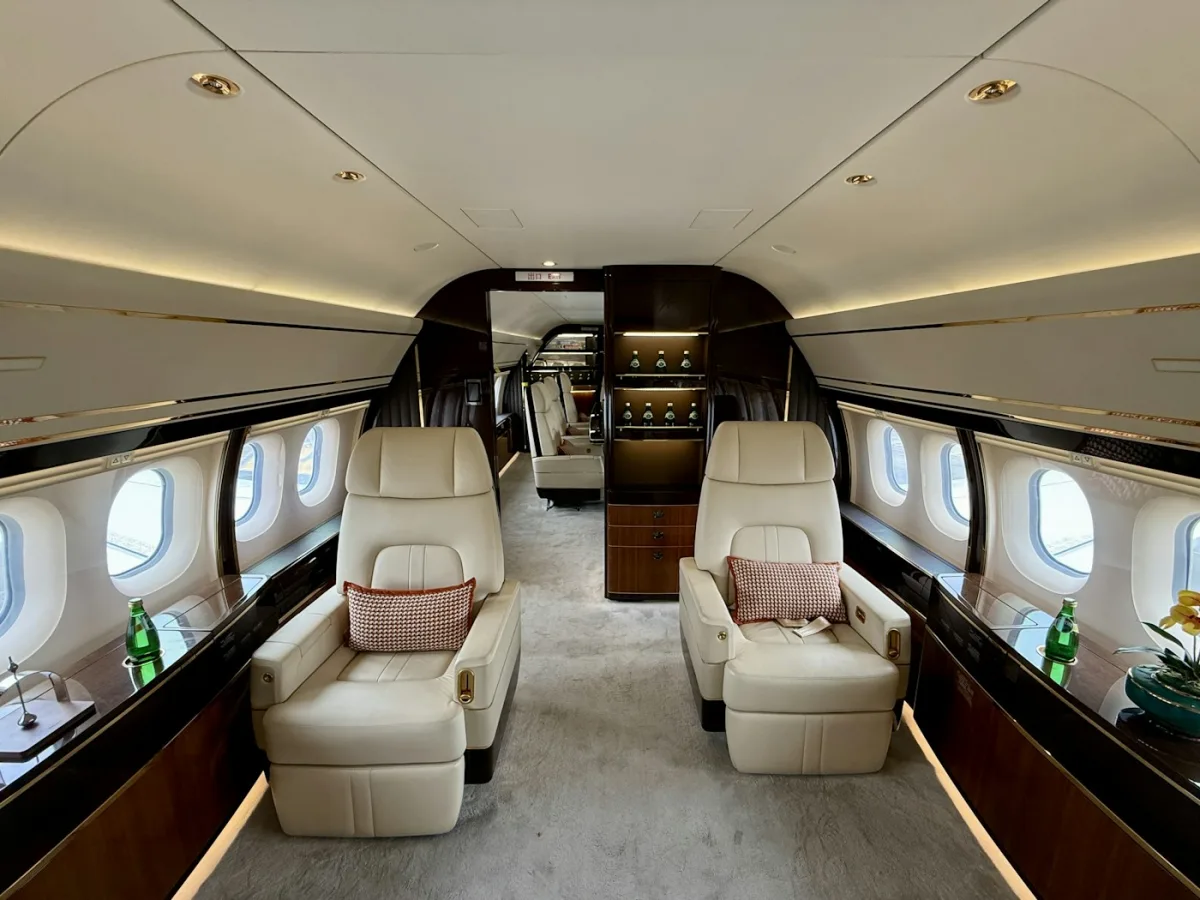 VIP private jet cabin interior — private jet membership programs