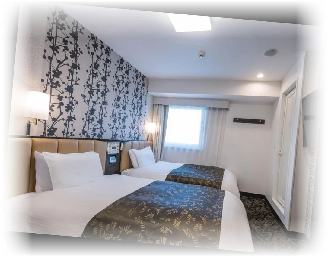 APA_호텔_나고야_에키마에_미나미_트윈룸_(금연)_-_객실_엿보기