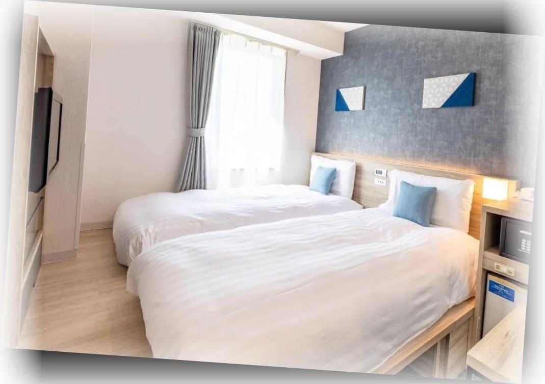 컴포트_호텔_히로시마_오테마치_룸_(싱글베드_2개,_금연)_-_객실