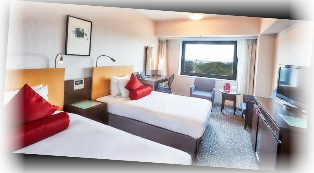 ANA_크라운_플라자_나리타_바이_IHG_2_Single_Beds_Standard_Airport_View_-_객실