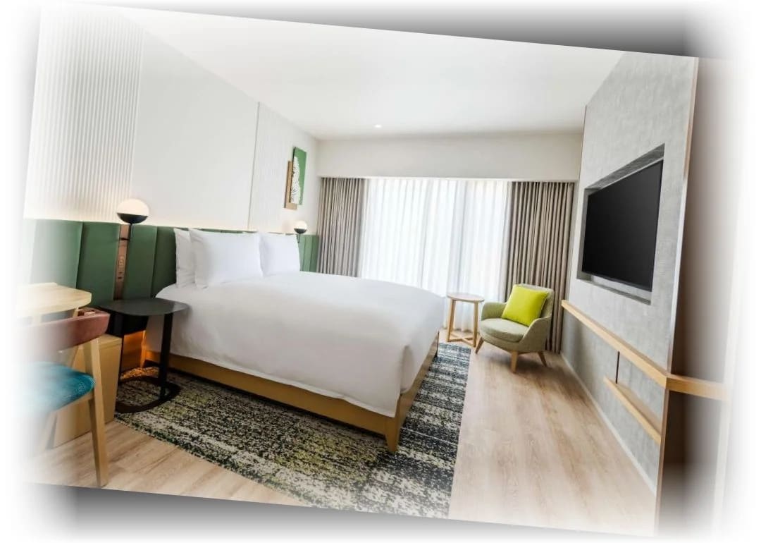 힐튼_가든_인_교토_시조_카라스마_퀸룸_-_장애인용_객실_-_침대