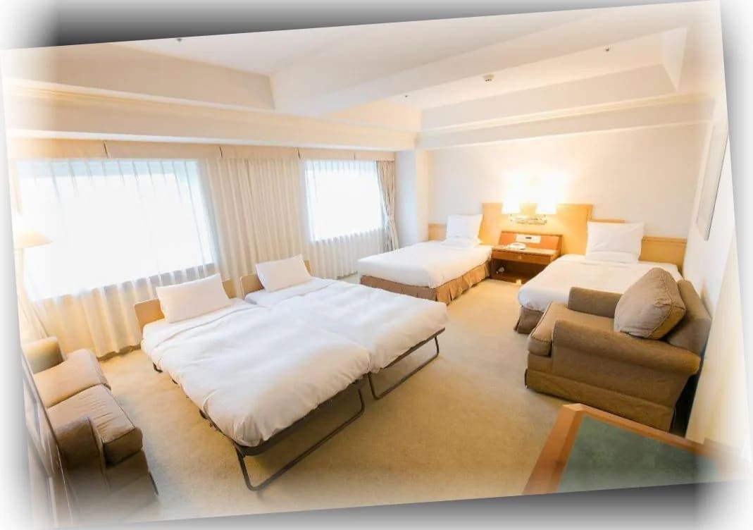 호텔_마이스테이_프리미어_삿포로_파크_디럭스_쿼드러플룸_(금연)_-_객실_엿보기