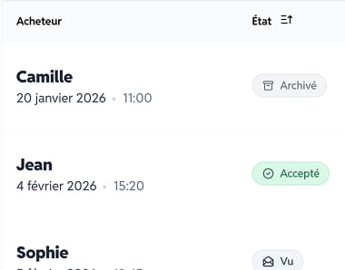 Capture d'écran étape 3 : Encaissez sans stress