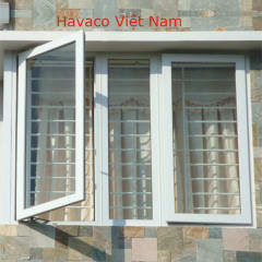 Cửa sổ nhựa lõi thép mở quay