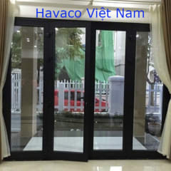 Cửa nhôm xingfa với những ưu điểm riêng đang dần lấn chiếm trên thị trường tiêu thụ. - Cửa nhôm Xingfa màu đen