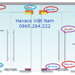 Phụ kiện cửa kính thủy lực