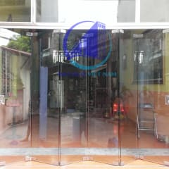 Cấu tạo cửa kính lùa xếp gấp - Cửa kính cường lực trượt xếp gấp