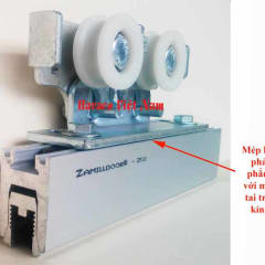 Bánh xe đôi lắp trên kẹp