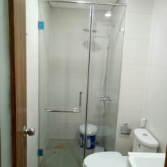 Vách kính cường lực nhà tắm - Báo giá vách kính mặt dựng, vách kính cường lực ngăn