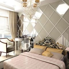Gương ốp tường trang trí phòng ngủ