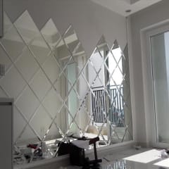 Gương ốp tường trang trí phòng khách