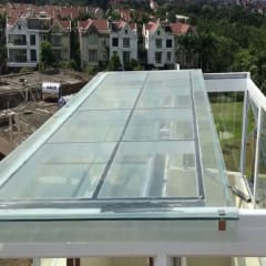 Mái kính giếng trời lấy sáng - Báo giá mái kính lấy sáng chi tiết