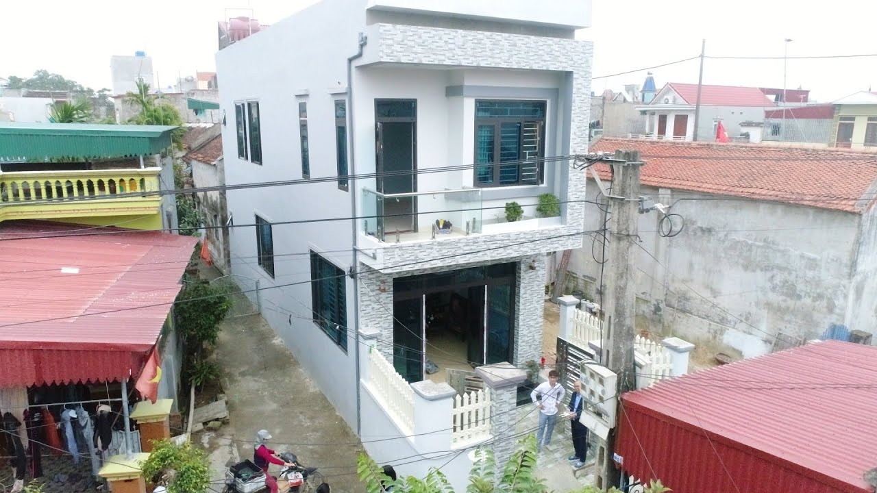 Thiết kế kiến trúc - Dự trù kinh phí xây nhà hai tầng