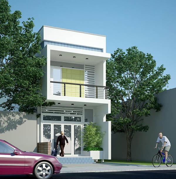 Thiết kế kiến trúc - Dự trù kinh phí xây nhà hai tầng