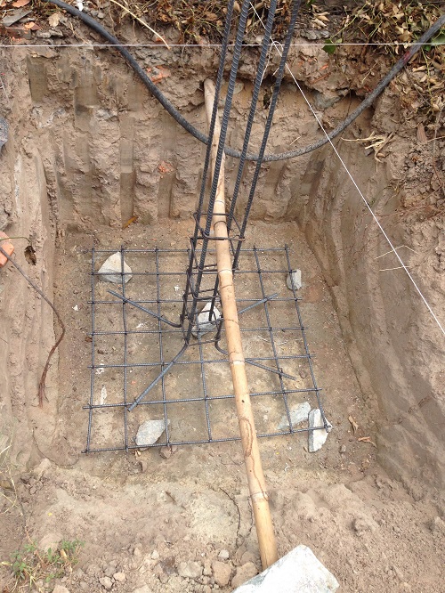 Xử lý mặt phẳng hố móng - Công thức tính bê tông móng đơn