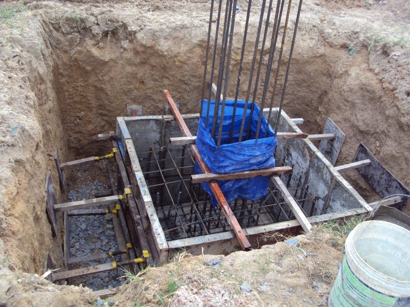 Ghép cốp pha móng - Công thức tính bê tông móng đơn