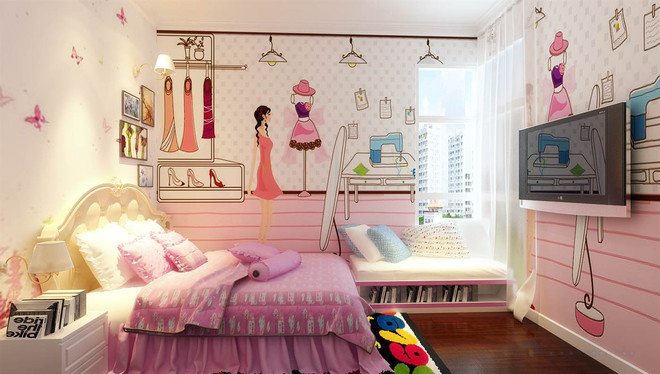 6. Chọn một phong cách trang trí không quá trẻ con - [Độc đáo lạ mắt] 12 cách trang trí phòng ngủ cho con gái