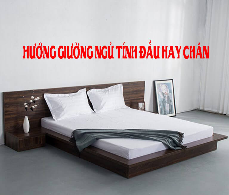 Hướng giường ngủ theo khoa học để giấc ngủ được sâu giấc. - Hướng giường ngủ là hướng đầu giường hay cuối giường