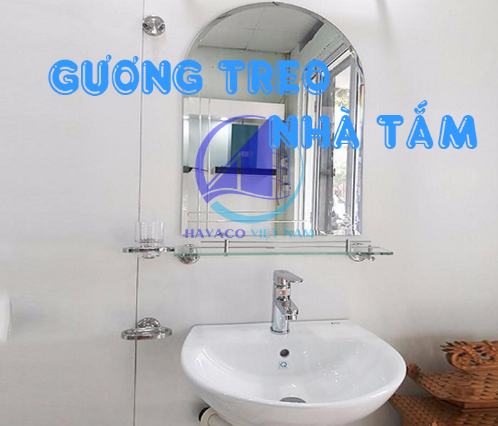 Cách lắp gương soi trong phòng tắm thích hợp - Cách treo gương trong phòng tắm