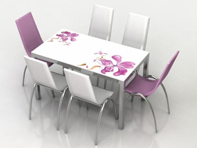 Cấu tạo bàn ăn bằng kính cường lực chân inox - Có nên dùng bàn ăn mặt kính chân inox hay không?