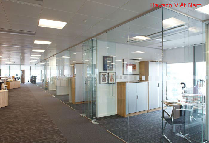 Vách kính cường lực dày 12mm - Báo giá vách kính cường lực dày 12mm