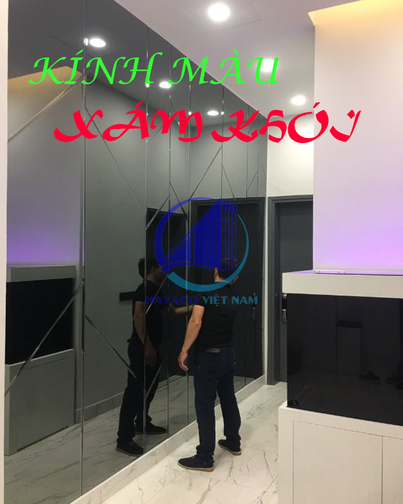 Đặc điểm kính màu xám khói - Báo giá gương kính màu xám khói Theo kích thước yêu cầu