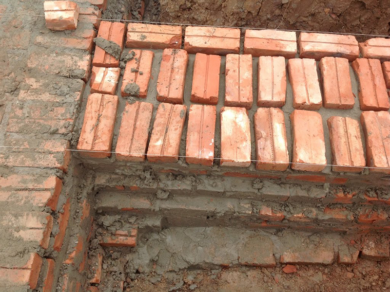 Tiêu chuẩn thiết kế móng gạch, kỹ thuật xây nhà - Xây móng nhà bằng gạch