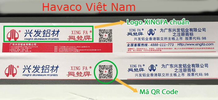 Nhôm Xingfa chính hãng