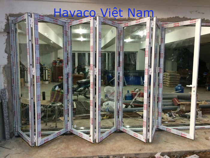 Cửa nhôm Xingfa xếp trượt