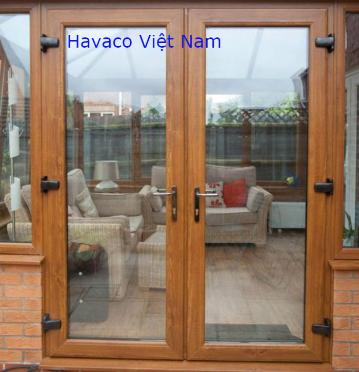 Cửa nhựa lõi thép vân gỗ