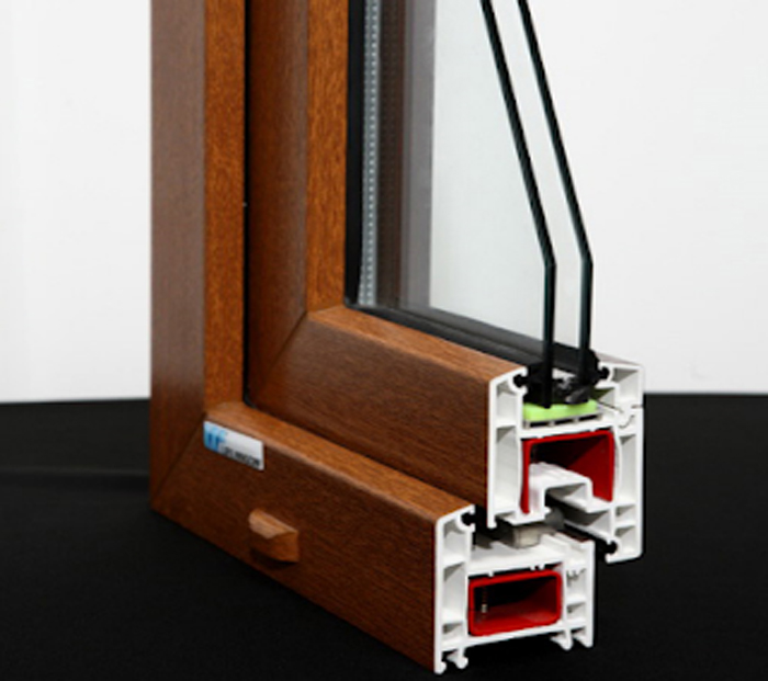 Góc cửa nhựa lõi thép vân gỗ