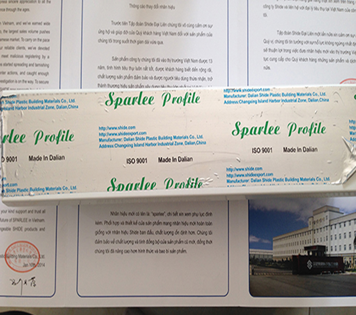 Thanh nhựa Sparlee profile