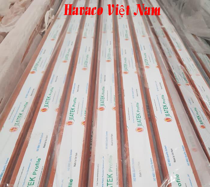 Thanh nhựa Jatek màu vân gỗ