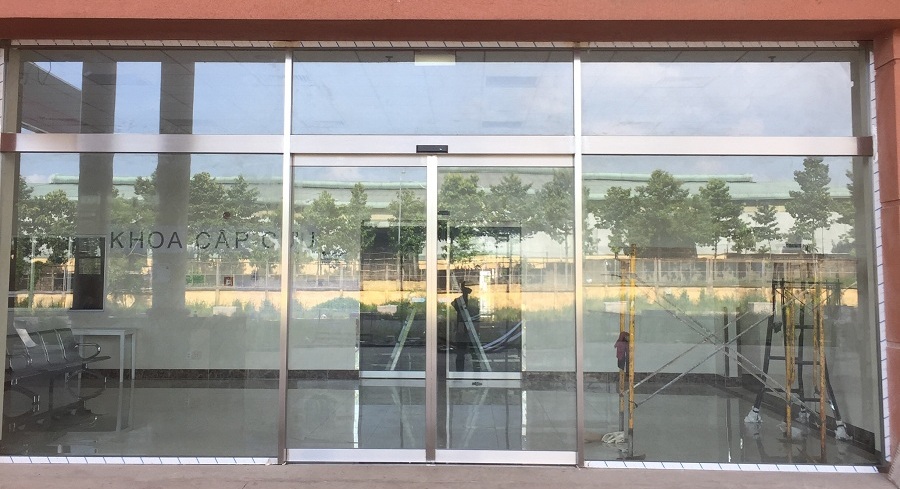 Cửa kính tự động - [ Đơn Giá] Cửa kính cường lực tại tỉnh Bắc Ninh