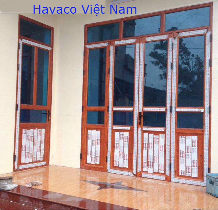 Mẫu cửa nhôm xingfa vân gỗ - Khám phá 100+ mẫu cửa nhôm xingfa 4 cánh đẹp sang nhất 2023