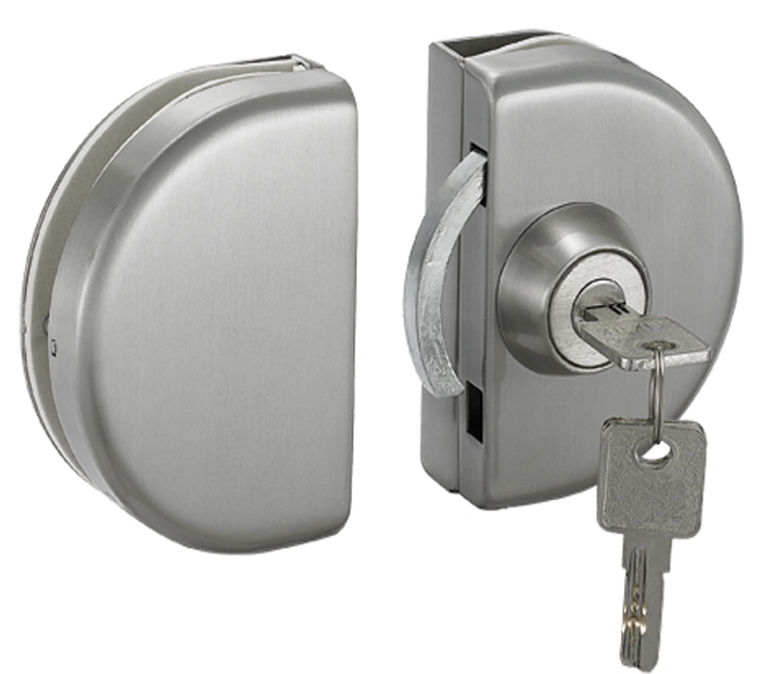 Khóa bán nguyệt kép cửa kính trượt lùa