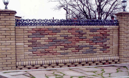 Mẫu hàng rào nông thôn - Các mẫu hàng rào xây gạch đẹp