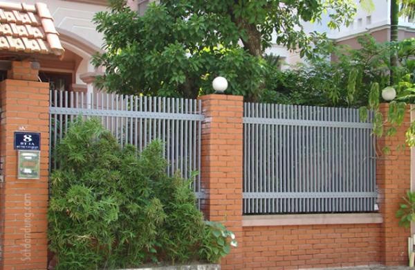Mẫu hàng rào nông thôn - Các mẫu hàng rào xây gạch đẹp