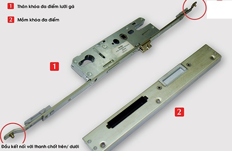 Khóa đa điểm lẫy gà
