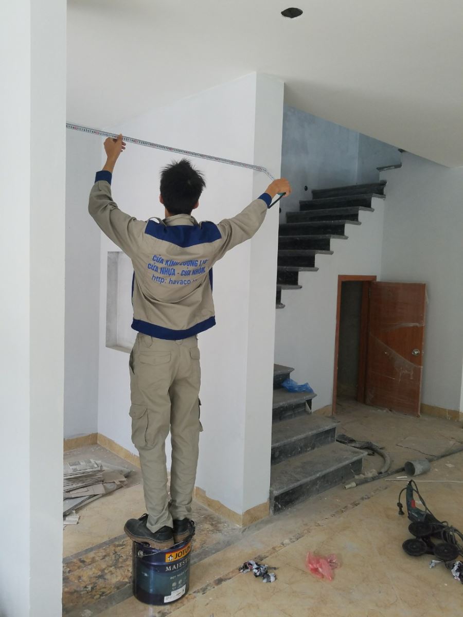 Cách đo cửa kính cường lực - Cách đo kính cường lực cho cửa kính và cách trừ cửa