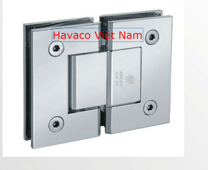 Bản lề xoay 180 độ cửa kính nhà tắm