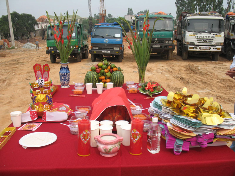 Nhiều người vẫn thắc mắc vậy lễ cúng thổ công gồm những gì - Bạn đã biết cách cúng động thổ xây nhà chưa