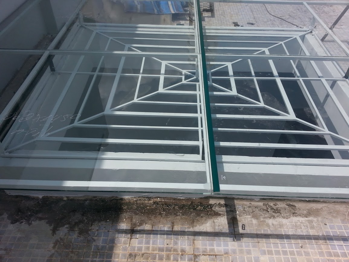 Cách làm giếng trời thông minh đơn giản - Cách làm giếng trời thông minh kính cường lực