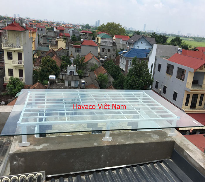 Các mẫu giếng trời đẹp. - Cách làm giếng trời thông minh kính cường lực