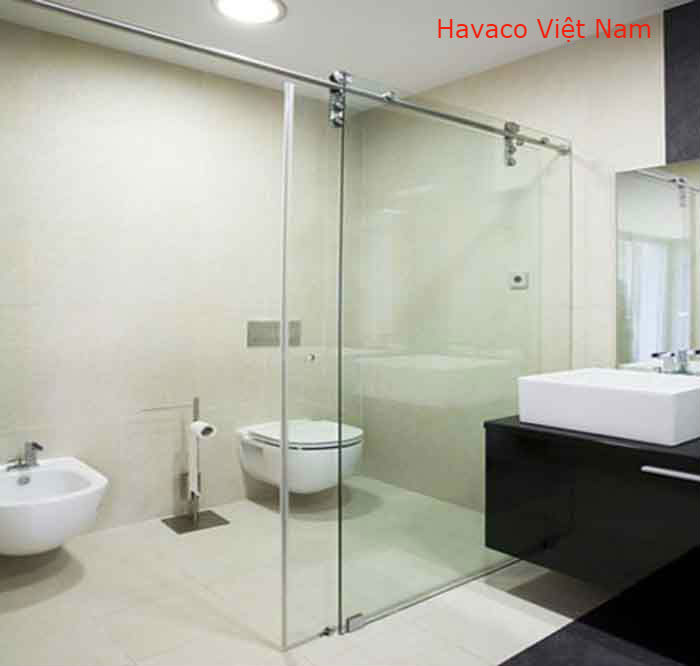 Diện tích phòng tắm nhỏ - Bí kíp thiết kế phòng tắm nhỏ 3m2 với kính cường lực tuyệt đẹp