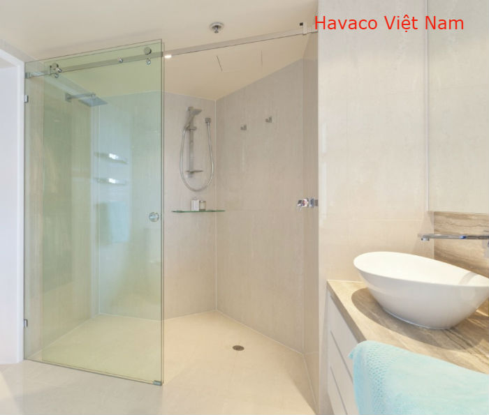 Diện tích phòng tắm nhỏ - Bí kíp thiết kế phòng tắm nhỏ 3m2 với kính cường lực tuyệt đẹp