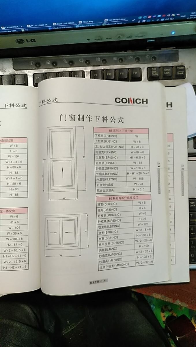 Công thức tính cửa nhựa lõi thép - Công thức cắt cửa nhựa lõi thép