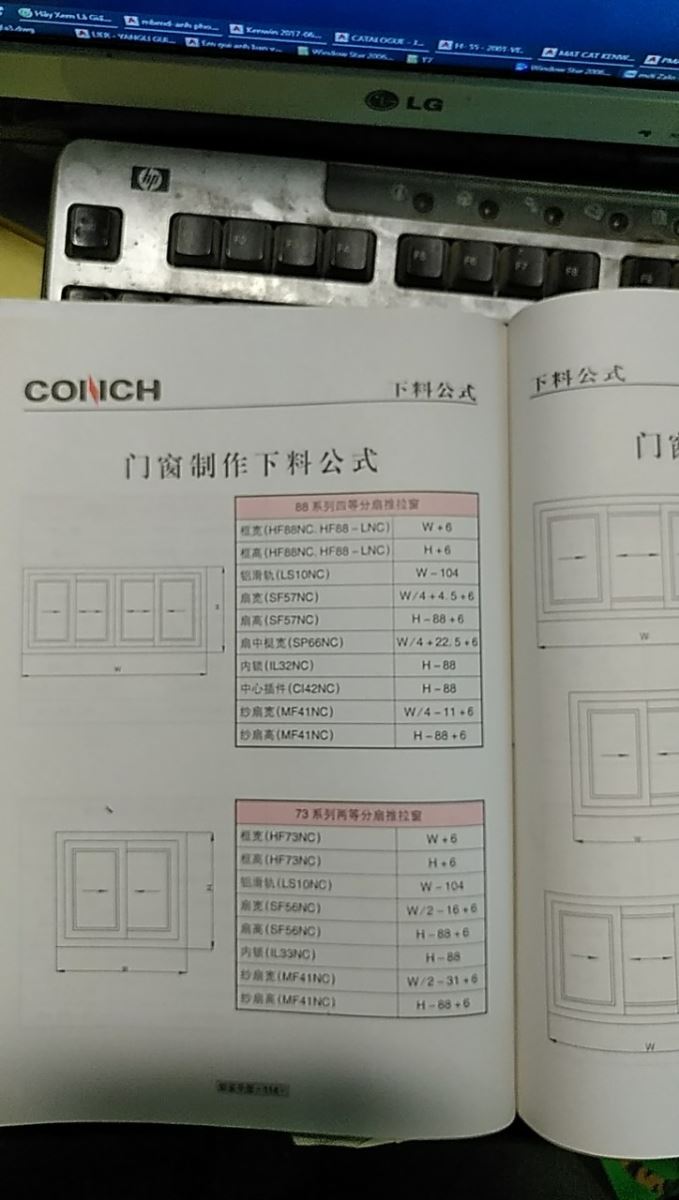 Công thức tính cửa nhựa lõi thép - Công thức cắt cửa nhựa lõi thép