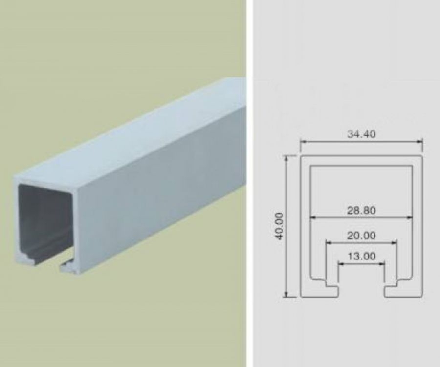 Cửa trượt kính khi nào dùng ray nhôm - Ray nhôm cửa trượt kính