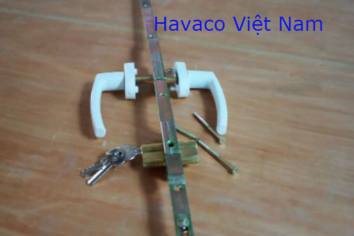 Tay nắm lắp cùng khóa đa điểm